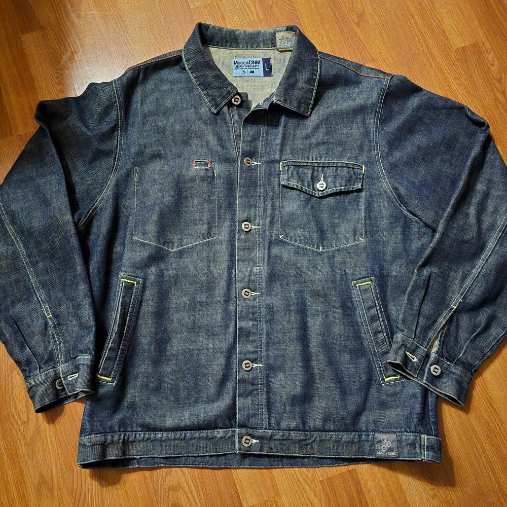 Vintage Mecca Denim Jacket, 90s, Rap, Hip Hop, Size Large
